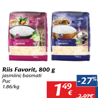 Allahindlus - Riis Favorit, 800 g