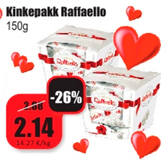 Allahindlus - Kinkepakk Raffaello 150g