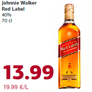 Allahindlus - Johnnie Walker Red Label