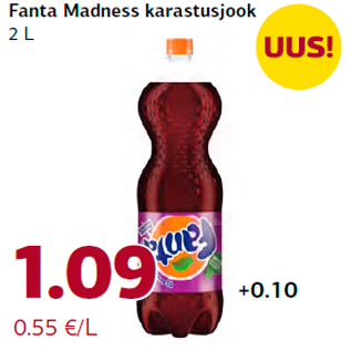 Allahindlus - Fanta Madness karastusjook 2 L