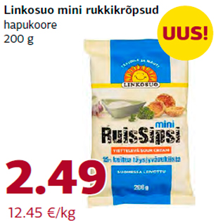 Allahindlus - Linkosuo mini rukkikrõpsud