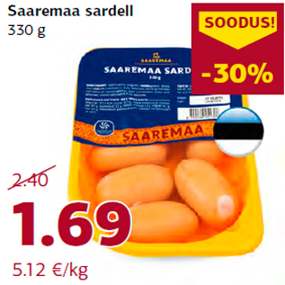 Allahindlus - Saaremaa sardell 330 g