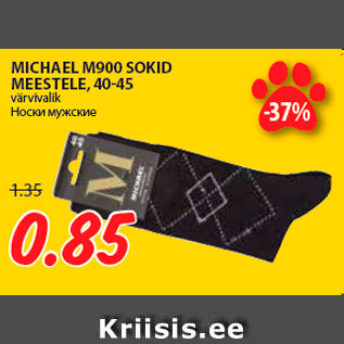 Allahindlus - MICHAEL M900 SOKID MEESTELE, 40-45