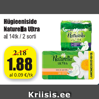 Allahindlus - Hügieeniside Naturella Ultra