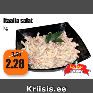 Allahindlus - Itaalia salat, kg