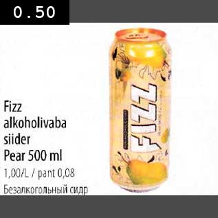 Allahindlus - Fizz alkoholivaba siider Pear 500ml