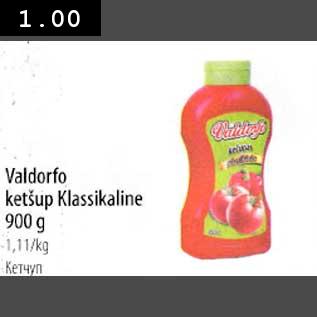 Allahindlus - Valdorfo ketšup Klassikaline 900g