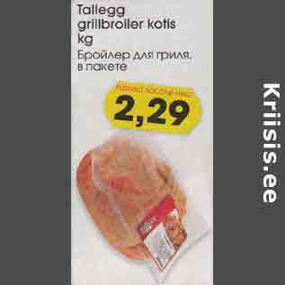 Allahindlus - Tallegg grillbroiler kotis kg