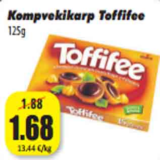 Allahindlus - Kompvekikarp Toffifee 125g