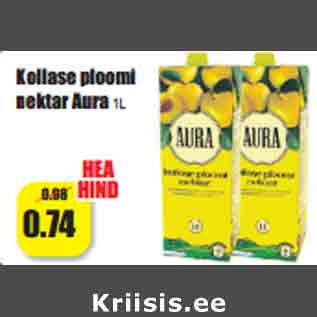 Allahindlus - Kollase ploomi nektar Aura1L