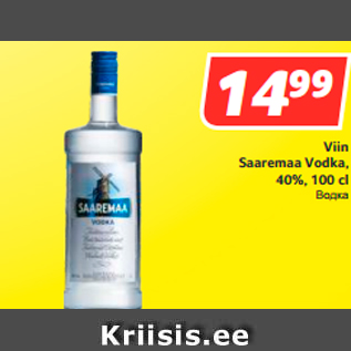 Allahindlus - Viin Saaremaa Vodka, 40%, 100 cl