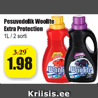 Allahindlus - Pesuvedelik Woolite Extra Protection