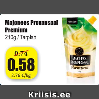 Allahindlus - Majonees Provansaal Premium