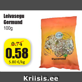 Allahindlus - Leivasegu Germund 100 g