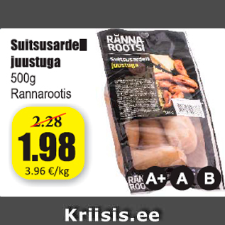 Allahindlus - Suitsusardell juustuga 500 g