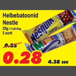 Allahindlus - Helbebatoonid Nestle