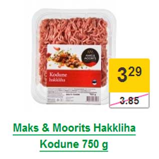 Allahindlus - Maks & Moorits Hakkliha Kodune 750 g