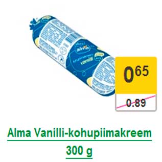 Allahindlus - Alma Vanilli-kohupiimakreem 300 g