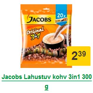 Allahindlus - Jacobs Lahustuv kohv 3in1 300 g