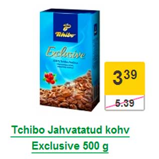 Allahindlus - Tchibo Jahvatatud kohv Exclusive 500 g