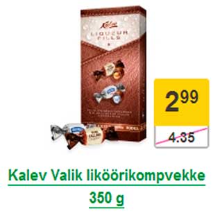 Allahindlus - Kalev Valik liköörikompvekke 350 g