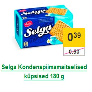 Allahindlus - Selga Kondenspiimamaitselised küpsised 180 g