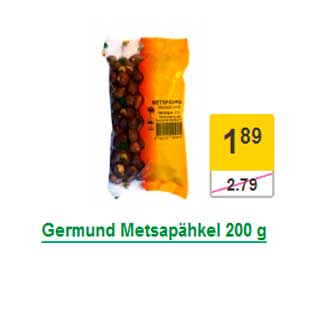 Allahindlus - Germund Metsapähkel 200 g