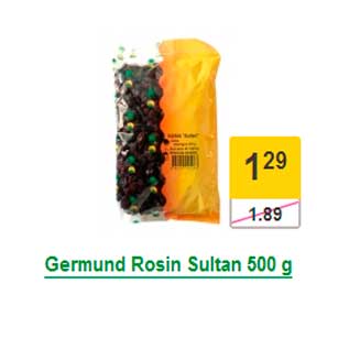 Allahindlus - Germund Rosin Sultan 500 g