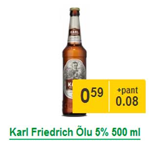 Allahindlus - Karl Friedrich Õlu 5% 500 ml