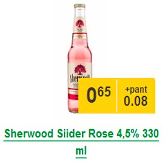 Allahindlus - Sherwood Siider Rose 4,5% 330 ml