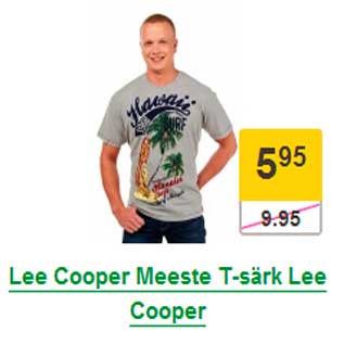 Allahindlus - Lee Cooper Meeste T-särk