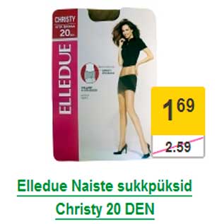 Allahindlus - Elledue Naiste sukkpüksid Christy 20 DEN