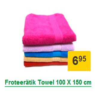 Allahindlus - Froteerätik Towel 100 X 150 cm