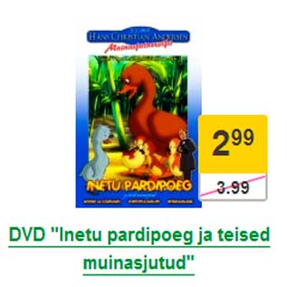 Allahindlus - DVD "Inetu pardipoeg ja teised muinasjutud"