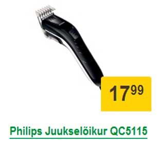 Allahindlus - Philips Juukselõikur QC5115