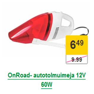 Allahindlus - OnRoad autotolmuimeja 12V 60W