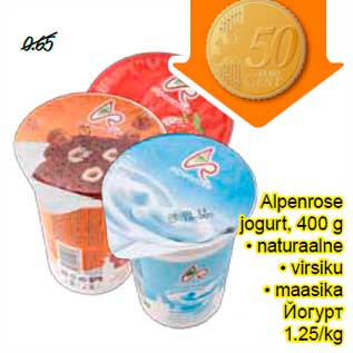 Allahindlus - Alpenrose jogurt, 400 g