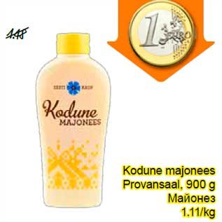 Allahindlus - Kodune majonees Provansaal, 900 g