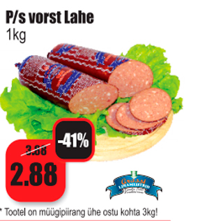 Allahindlus - P/S vorst Lahe 1 kg