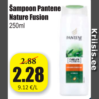 Allahindlus - Šampoon Pantene Nature Fusion 250 ml