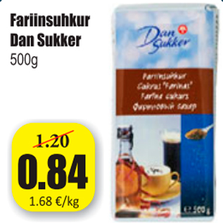 Allahindlus - Fariinsuhkur Dan Sukker 500 g