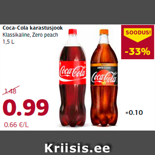 Allahindlus - Coca-Cola karastusjook