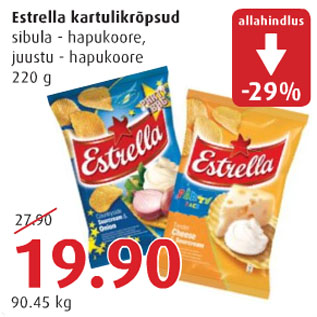 Allahindlus - Estrella kartulikrõpsud