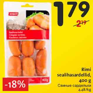 Allahindlus - Rimi sealihasardellid, 400 g