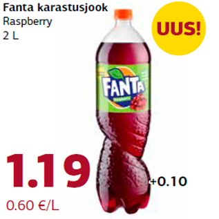 Allahindlus - Fanta karastusjook Raspberry 2 L