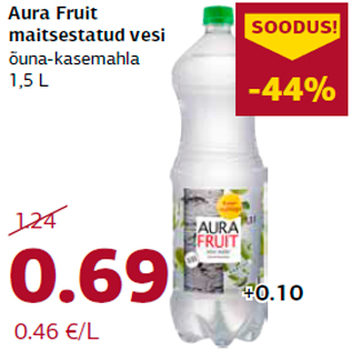 Allahindlus - Aura Fruit maitsestatud vesi