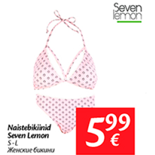 Allahindlus - Naistebikiinid Seven Lemon S -L