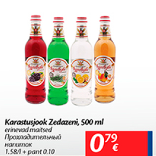 Allahindlus - Karastusjook Zedazeni, 500 ml