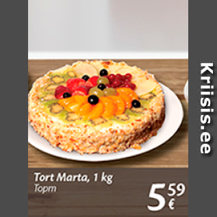 Allahindlus - Tort Marta, 1 kg