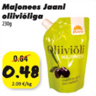 Allahindlus - Majonees Jaani oliiviõliga 230 g